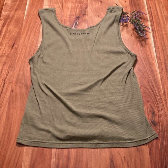 MEADOWS Green Floral Tank Top - Picture 5 of 8
